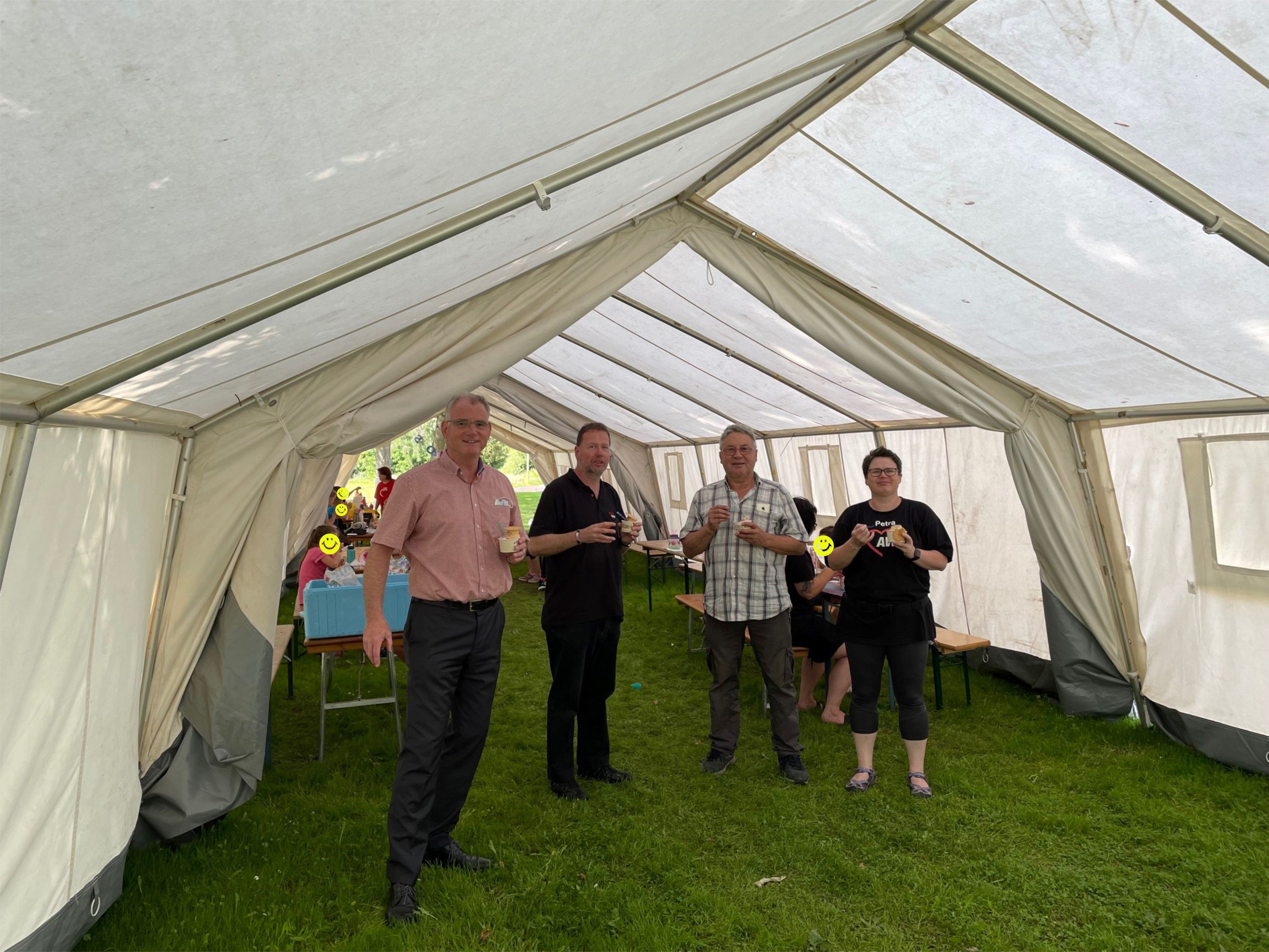 Bild vom Besuch des Ferienlagers